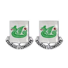 37th Armor Regiment Unit Crest (Courage Conquers)
